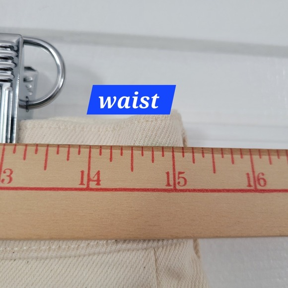 J.Crew High-Rise 96 Flare Jeans Wide Leg Ecru Pants Women's Size 28 NWT - Picture 4 of 10